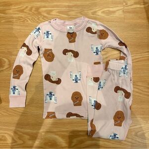 Star Wars Pink Pajama Set with Characters